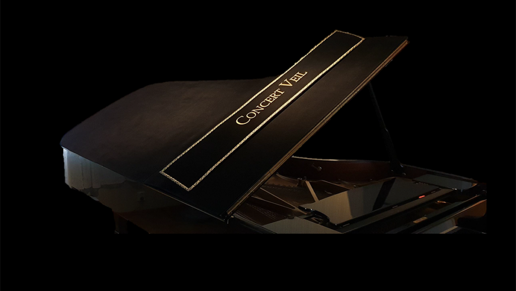 The product Concert Veil anti-reflection on grand piano